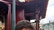 João Neves e Madalena Aragão felizes na Disneyland Paris