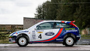 Ford Focus WRC de rali, conduzido por Carlos Sainz e Colin McRae