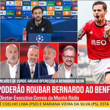 <![CDATA[ Arábia Saudita ou grandes clubes europeus: as ameaças ao Benfica para contratar Bernardo Silva em debate no 'Record na Hora' ]]>