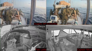 Câmaras de videovigilância mostram momento em que militares israelitas entram em barco da flotilha para Gaza