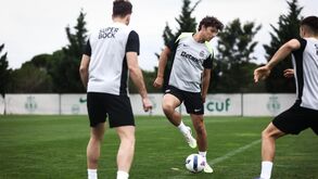 Eduardo Quaresma em pleno na preparação para a receção ao Sp. Braga