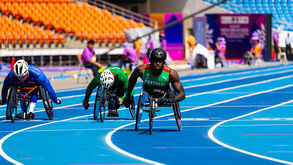 Mamudo Baldé de bronze nos 100 metros T54 dos Mundiais de atletismo paralímpico