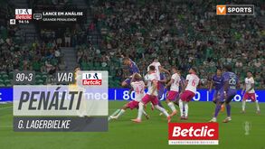 O penálti de Hjulmand que ditou o empate entre Sporting e Sp. Braga