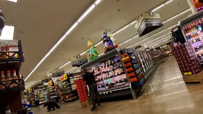 Urso surpreende clientes de supermercado nos EUA  