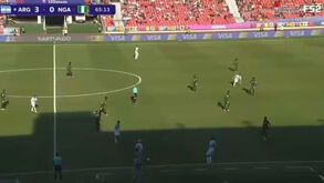 A assistência de Prestianni na goleada da Argentina no Mundial Sub-20