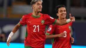 Zabiri, jogador do Famalicão, em destaque na seleção de Marrocos