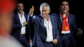 Luís Filipe Vieira em mais uma ação de campanha