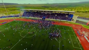 Incrível: a festa no Estádio Nacional de Cabo Verde vista a partir de um drone