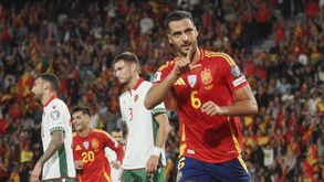 Jogo de qualificação para o Mundial 2026 entre Espanha e Bulgária