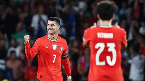 A reação de Cristiano Ronaldo após o empate da Seleção diante da Hungria
