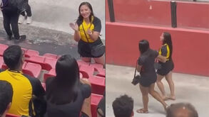 Surreal: adepta do Sport apanha marido a traí-la em jogo e... deixa estádio com a amante