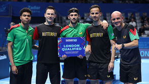 Seleções de ténis de mesa qualificadas para o Mundial de Londres 2026