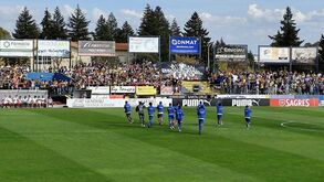 «Para cá do Marão, mandam os que cá estão»: a tarja dos adeptos do Bragança para o jogo com o Sp. Braga
