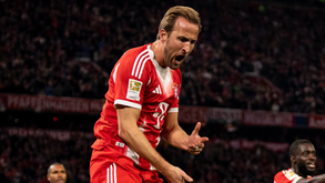 Harry Kane festeja golo no 'Der Klassiker'