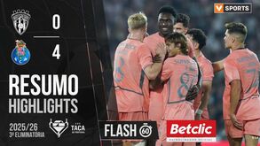 O resumo do Celoricense-FC Porto, com hat trick de Samu em apenas 11 minutos