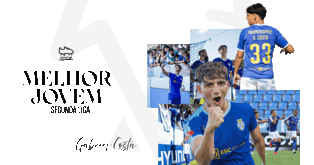Gabriel Costa eleito o melhor jovem de agosto e setembro da 2.ª Liga pelo Sindicato dos Jogadores