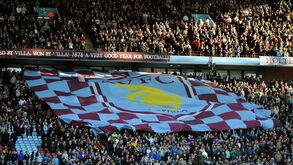 Aston Villa pede aos adeptos para evitarem mensagens políticas frente ao Maccabi Telavive