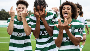 Rafael Leão festeja golo do irmão que deu o triunfo ao Sporting na Youth League: «Na hora certa!»