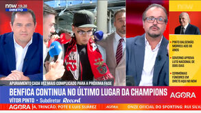 Vítor Pinto e o plantel do Benfica: «Faltava direção desportiva? Então o senhor que aparecia no aeroporto era o quê?»