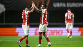Braga vence Estrela Vermelha com golos de Navarro e Dorgeles