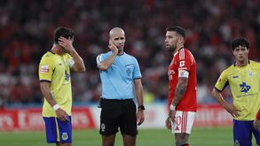 Árbitro Hélder Carvalho apitou o Benfica-Arouca