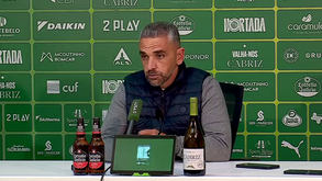 «Grande exibição da nossa equipa»: Rui Borges analisa vitória do Sporting em Tondela