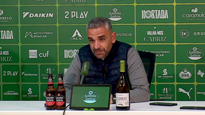 Rui Borges: «Treino em Tondela? A equipa está totalmente desgastada. Amanhã é respirar só»