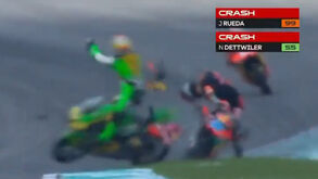 Acidente brutal no Moto3 deixa Noah Dettwiler em estado grave: jovem será submetido a múltiplas cirurgias