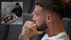 Debast mostra-se com proteção no joelho e confirma que estará 