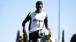 Salvador Blopa vai atuar esta noite pela equipa principal dos verdes e brancos