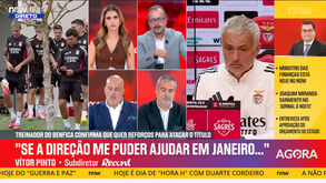 Mourinho mudou o discurso sobre estratégia do Benfica no mercado de janeiro? «A tempestade já amainou...»