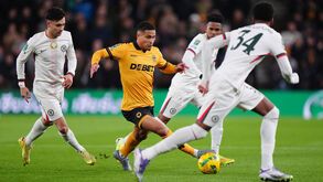 Momento do jogo entre Chelsea e Wolverhampton