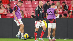 Aquecimento Benfica-Tondela