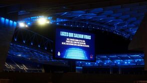 Estádio do Dragão ilumina-se em tons de azul em alerta para os perigos de AVC