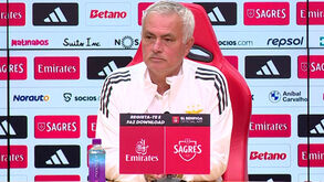 Mourinho em conferência de imprensa