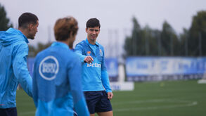Treino do FC Porto tendo em vista o jogo com o Sp. Braga
