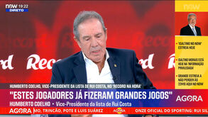 Humberto Coelho: «Estou convencido de que, com mais tempo, a equipa do Benfica vai subir de rendimento»