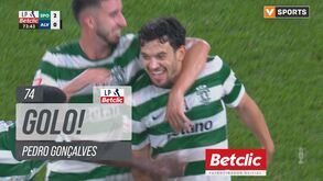 O golaço de Pote que fechou as contas da vitória do Sporting frente ao Alverca