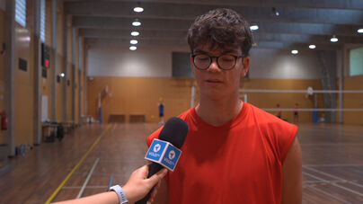 Tomás Gomes, jogador da seleção de voleibol de sub-18: «Treinos cansativos mas a experiência é incrível»