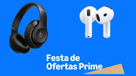 Promoções Prime em Beats e AirPods
