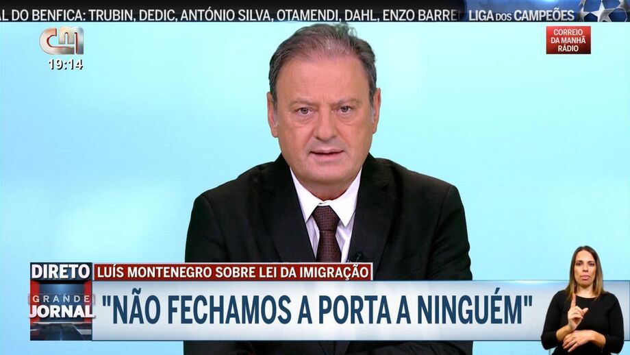 CMTV líder em setembro com mais audiência que todos os concorrentes juntos