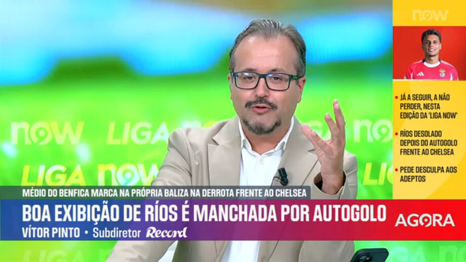 Subdiretor de Record e o autogolo do jogador do Benfica na derrota com o Chelsea