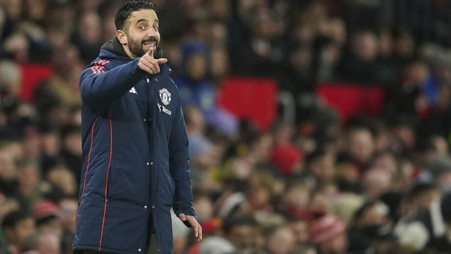 Ruben Amorim, treinador do Manchester United