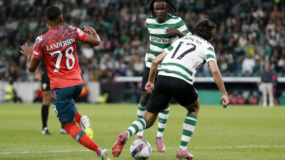 Jogo entre Sporting e Moreirense no Estádio José Alvalade