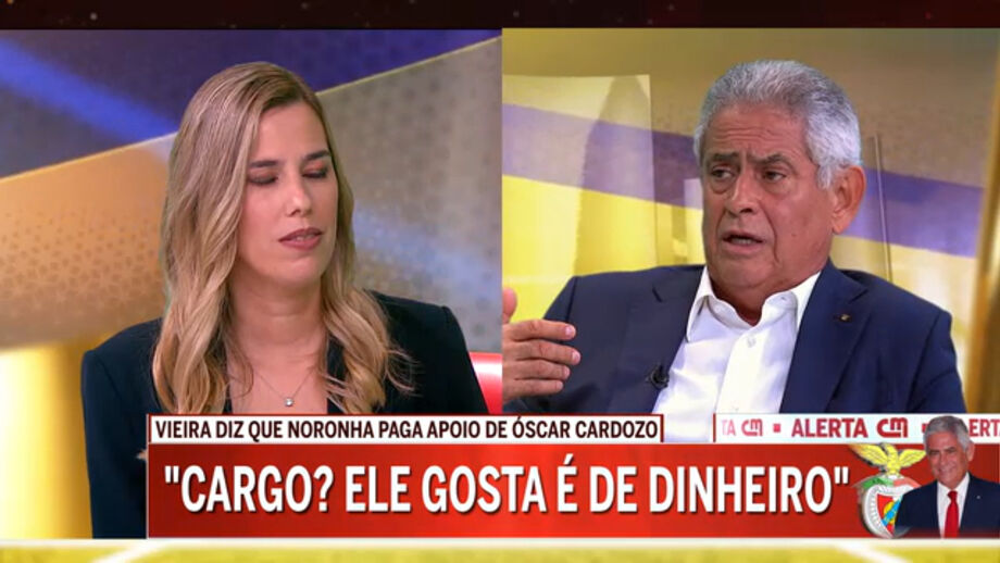 Candidato à presidência do Benfica agastado com o antigo avançado