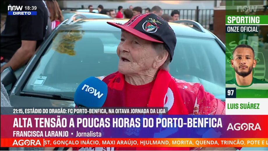 Reportagem do Now com figura mítica da cidade do Porto antes do clássico FC Porto-Benfica