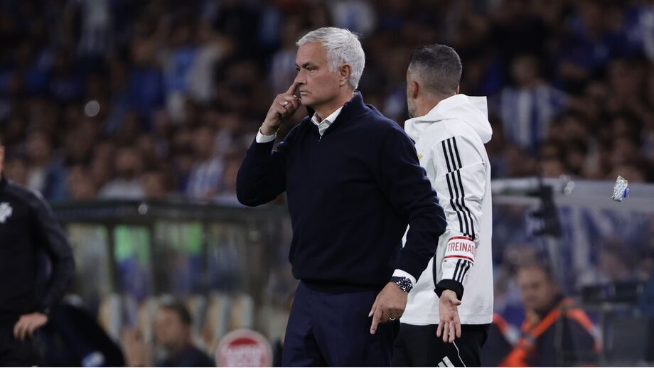 José Mourinho, treinador do Benfica