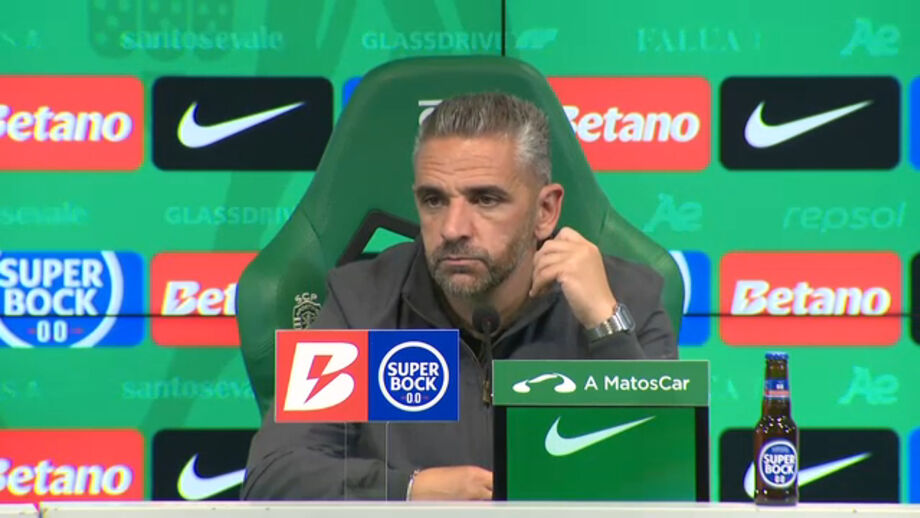 Treinador do Sporting questionado com frase dita pelo antigo técnico dos leões