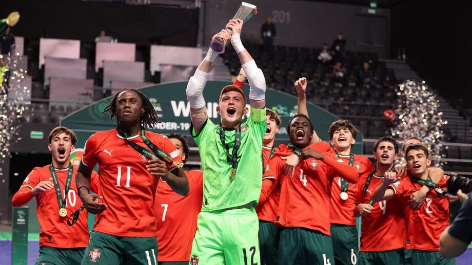Portugal bicampeão europeu de futsal sub-19 