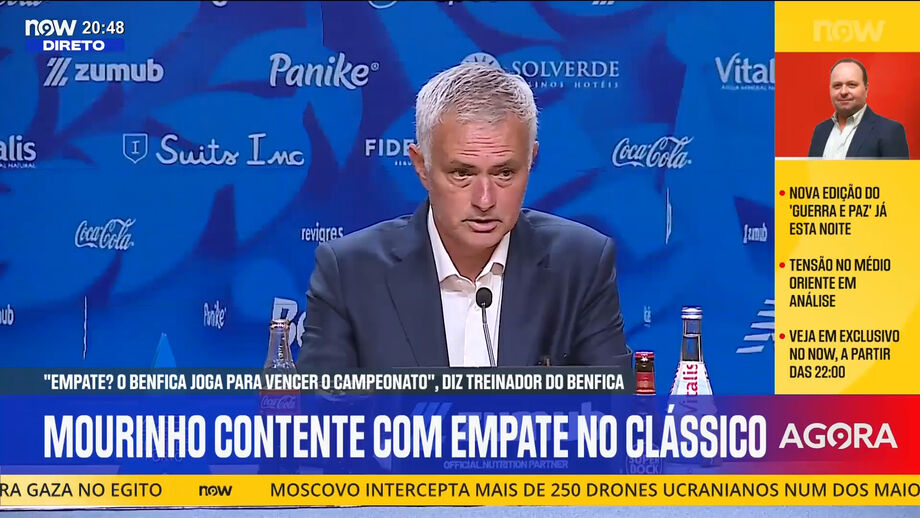 Diretor executivo de Record diz que o empate no Dragão permite ao treinador do Benfica ganhar tempo
